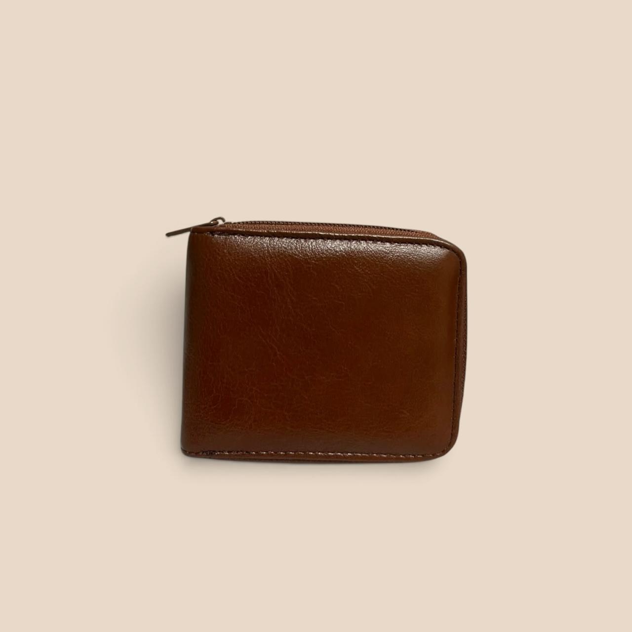 Acc19 Cartera Artesanal de Piel · Diseño Único · Hecho en México