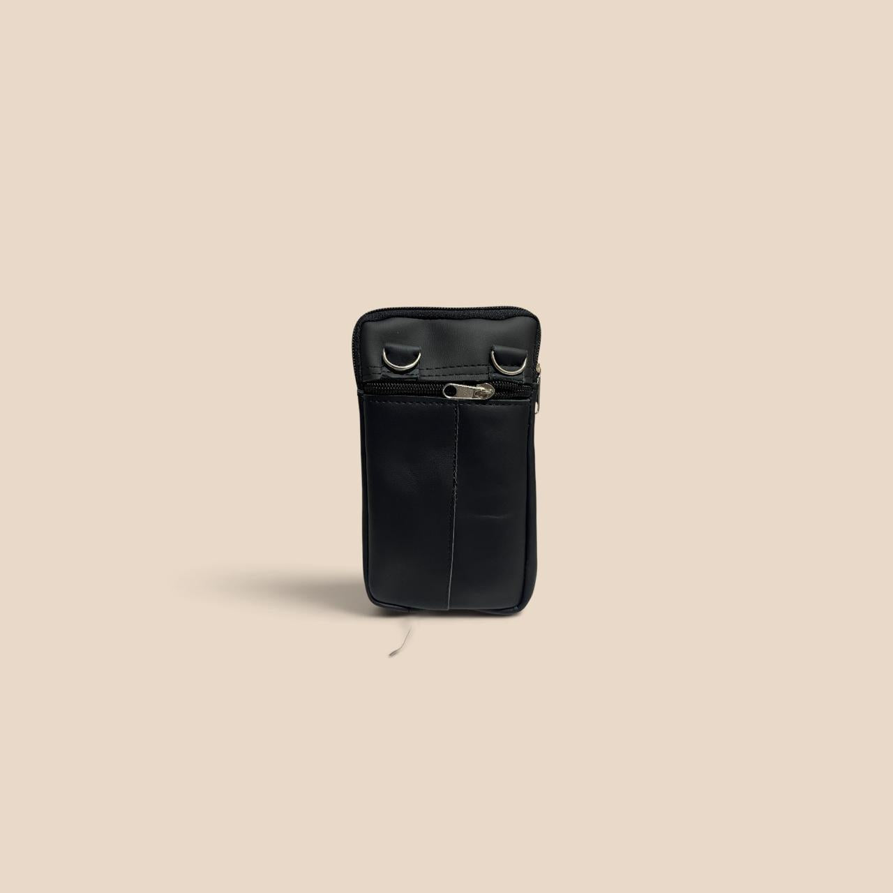Acc18 porta celular Artesanal de Piel · Diseño Único · Hecho en México