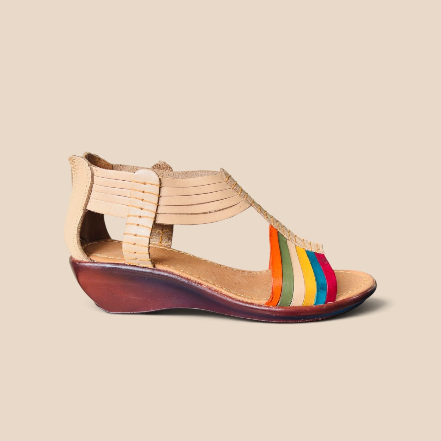 C 456 HUARACHE ARTESANAL DE DAMA