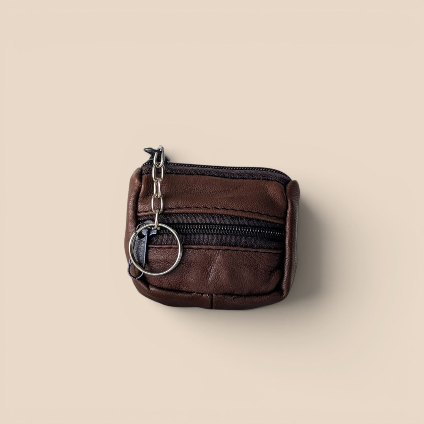 Acc01 Mini cartera llavero de piel