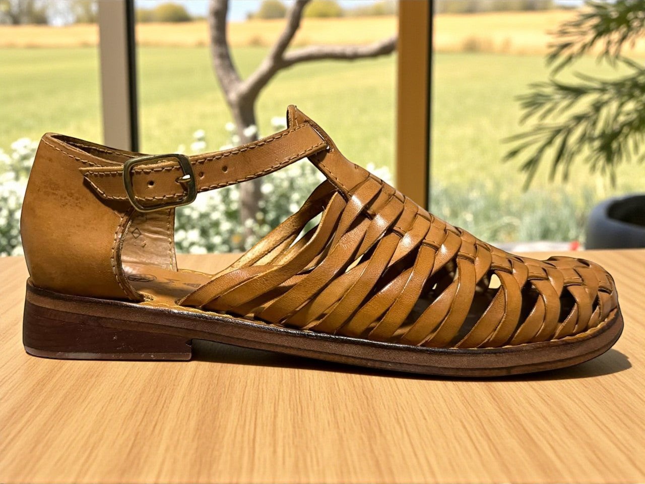 C 73 HUARACHE ARTESANAL DE DAMA