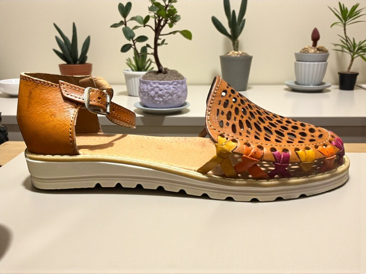 V 98 HUARACHE ARTESANAL DE DAMA
