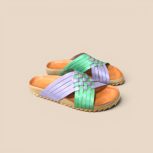C 373 HUARACHE ARTESANAL DE DAMA
